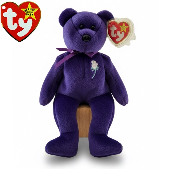 NEW RARE‼️ Ty Beanie Baby Princess Diana 1997 Limited Edition #474 w/TAG ERRORS - Picture 5 of 16
